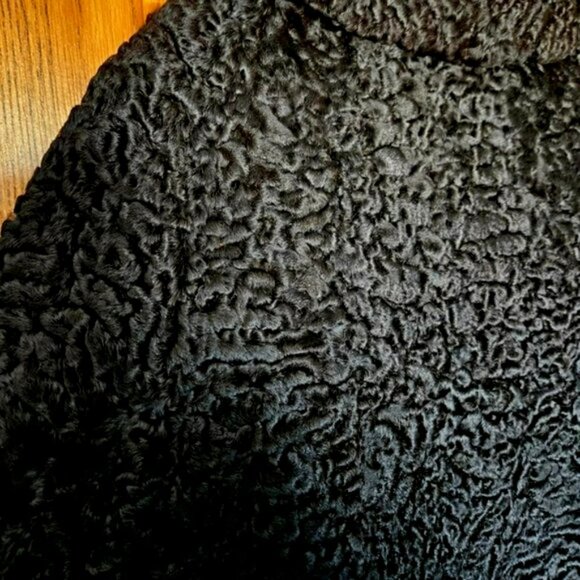 Reckmeyer's Furrier Milwaukee Vintage 1940's Black Persian Lamb Jacket EUC - Picture 12 of 13